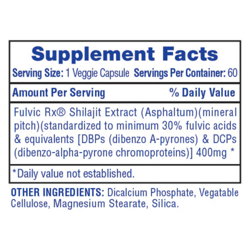 Hi-Tech's Extra-Strength Shilajit Extract - 60 Servings HEALTH & WELLNESS Hi-Tech