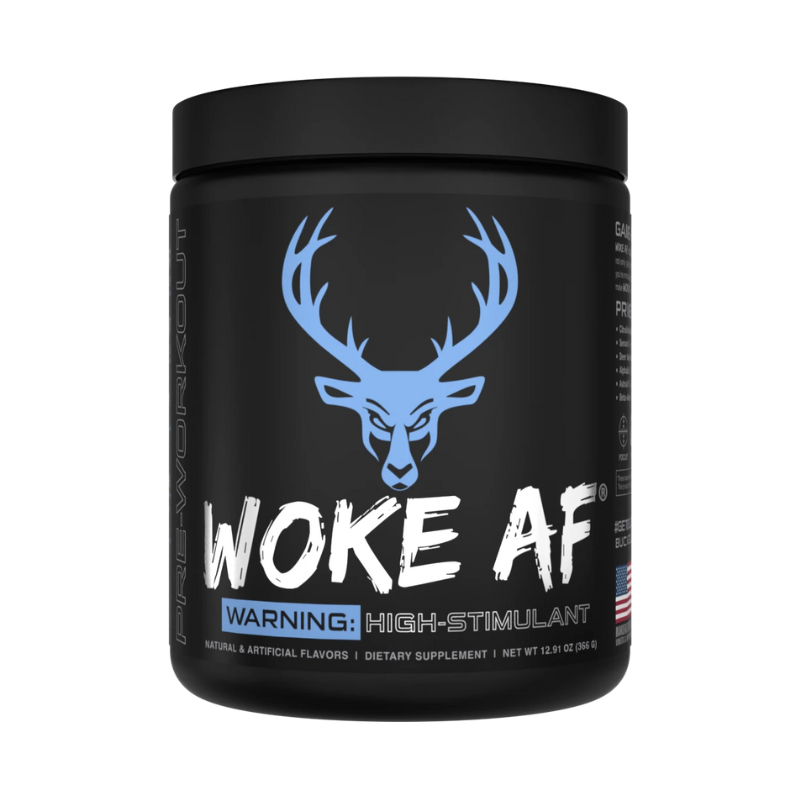 Woke AF Black Nootropic Pre-Workout - 30 Workouts Per Container - Sports Nutrition By Max Muscle