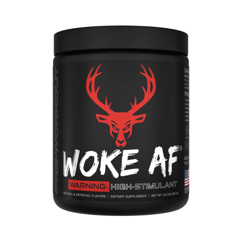 Woke AF Black Nootropic Pre-Workout - 30 Workouts Per Container - Sports Nutrition By Max Muscle