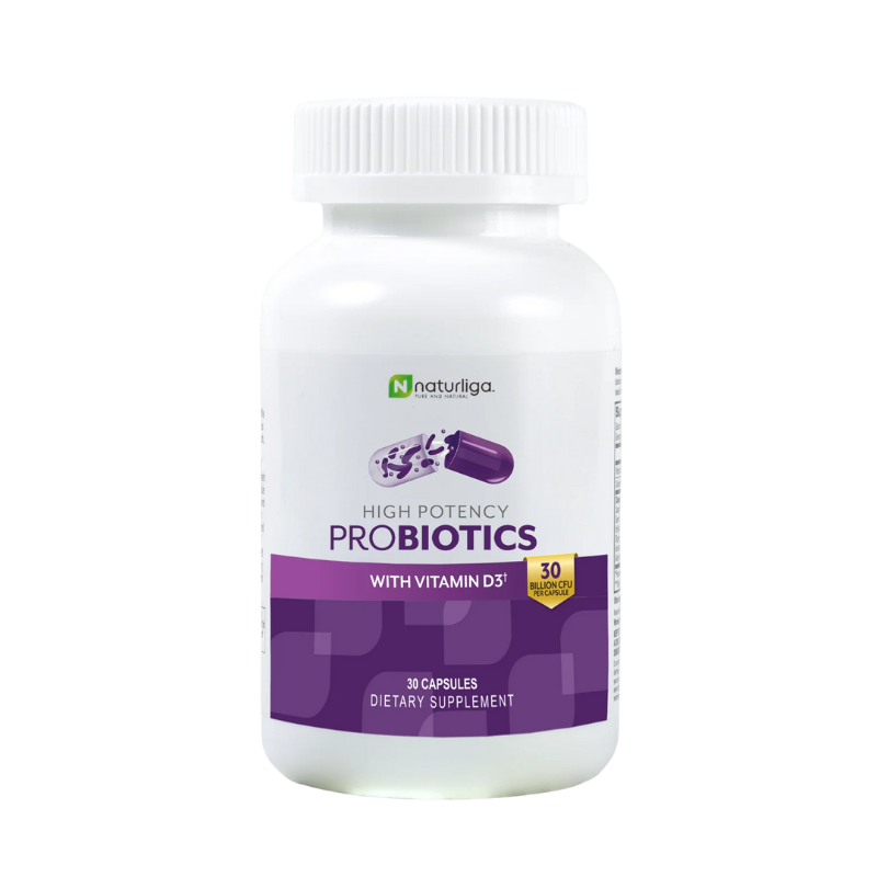 NATURLIGA™ HIGH-POTENCY PROBIOTICS - 30 Servings Per Container - Sports Nutrition By Max Muscle