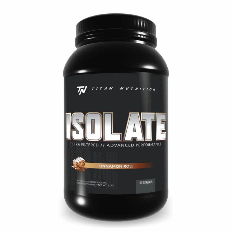 Isolate™ - Premium Whey Isolate 31+servings per container PROTEIN SUPPLEMENTS Titan Nutrition Cinnamon Roll