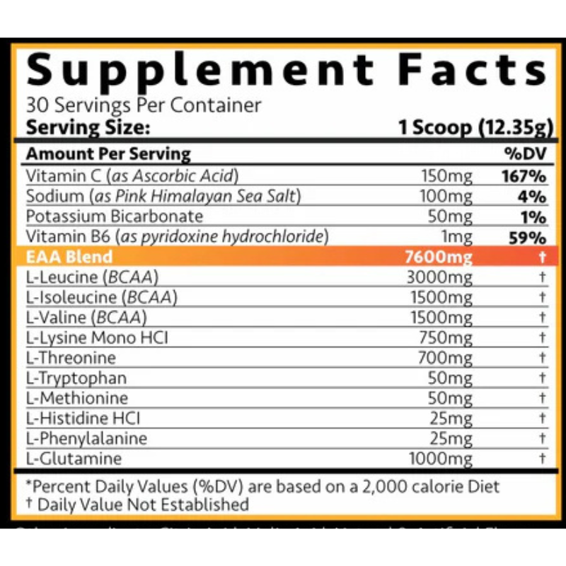 Titan EAA – Full Spectrum Essential Amino Acids - 30 Servings