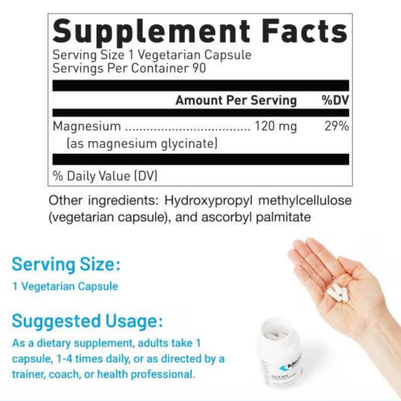 Klean Magnesium – NSF Certified Recovery & Sleep Support - Sports Nutrition By Max Muscle