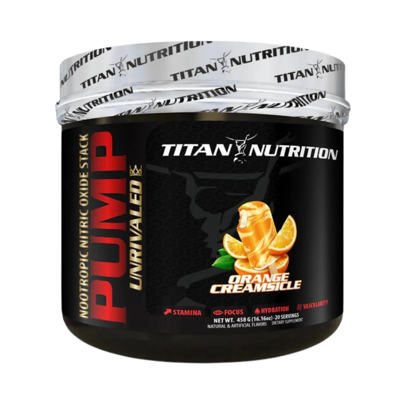 PUMP UNRIVALED - Nootropic Nitric Oxide Booster - 20 Workouts Per Container - Sports Nutrition By Max Muscle