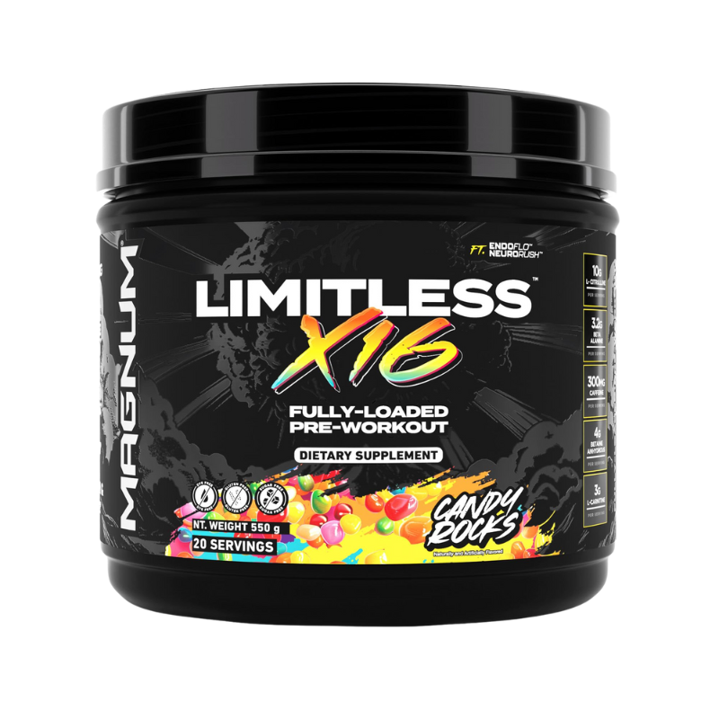 Limitless X16 - 20 Workouts Per Container - Sports Nutrition By Max Muscle