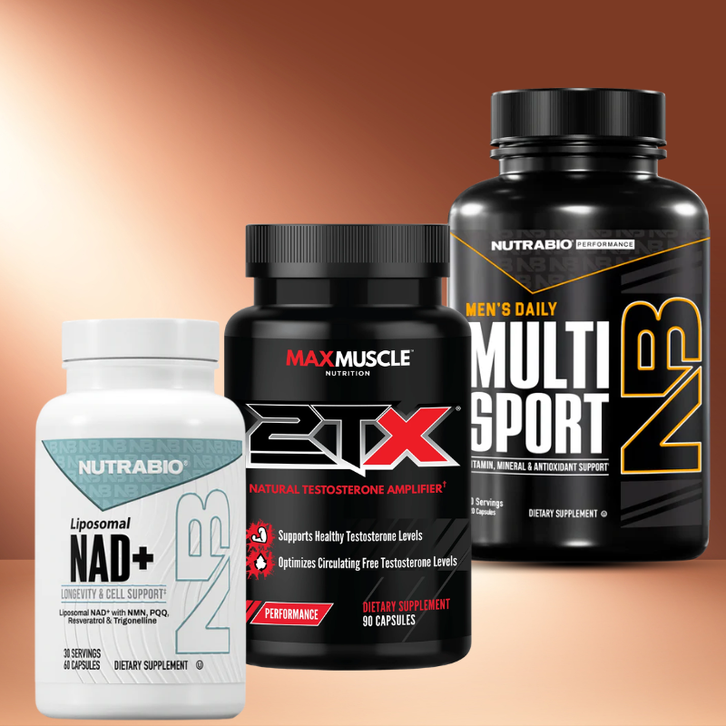 Men’s Prime Performance Stack TESTOSTERONE BOOSTERS Fast Bundle