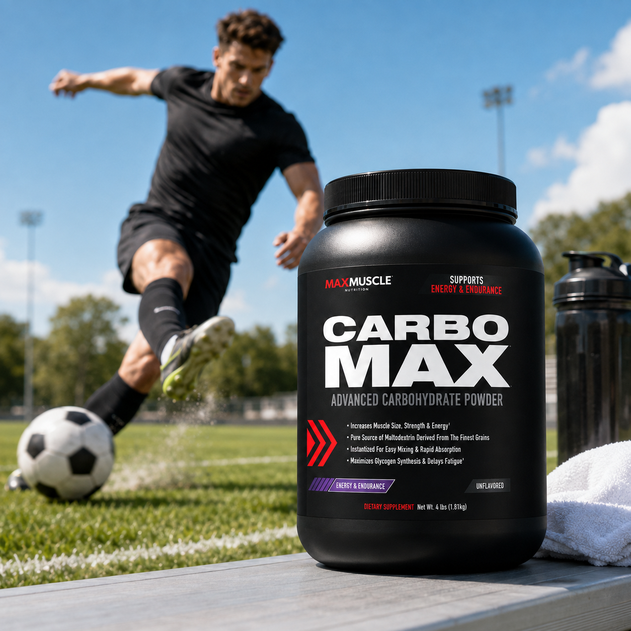 Carbo Max™ 100% Pure Source of High-Quality Complex Carbohydrates - 31 Servings Per Container