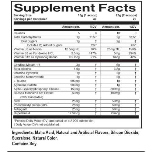 Mind Muscle Matrix: Pre-Cognition & ARM Plus Combo - Sports Nutrition By Max Muscle