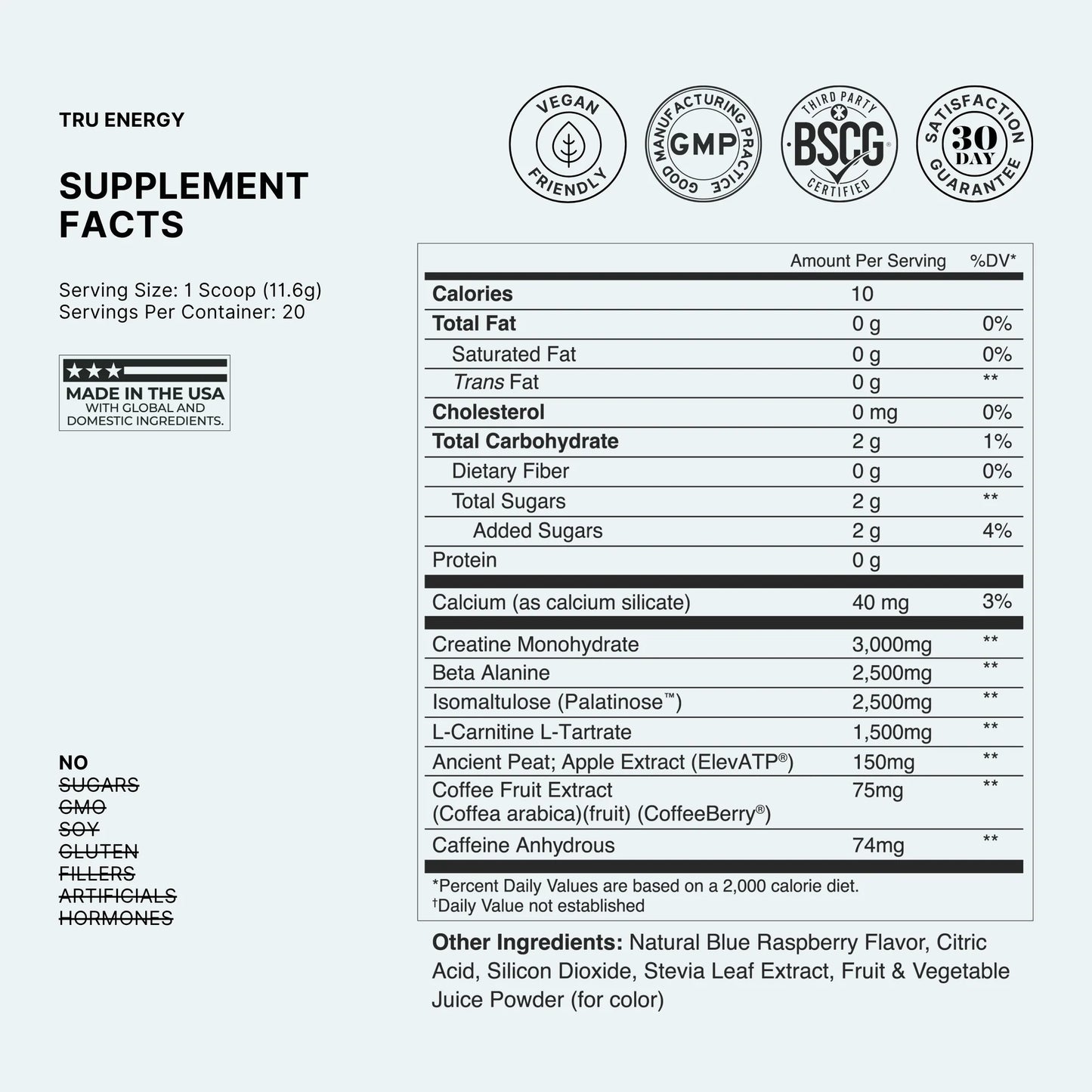 Energy Complete - Complete Training Solution - 20 Workouts Per Container 2026 SPORTS PERFORMANCE TRU supplements