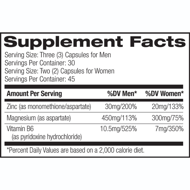 Max ZMA™ - Natural Testosterone Builder - 45 Servings Per Container - Sports Nutrition By Max Muscle