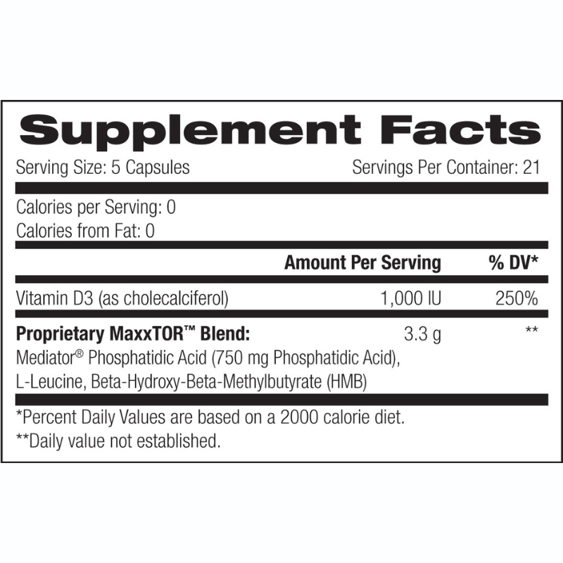 MaxxTOR® Muscle Amplifier - 21 Workouts Per Container - Sports Nutrition By Max Muscle