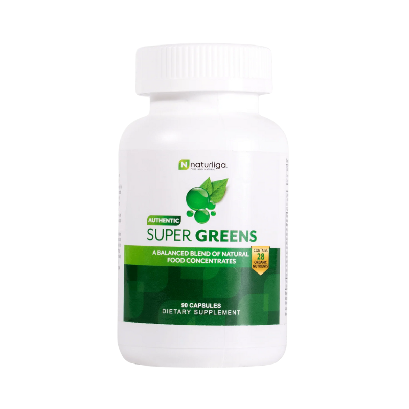Authentic Super Greens - 30 Servings Per Container - Sports Nutrition By Max Muscle