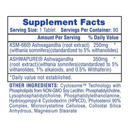 Hi-Tech Pharmaceuticals Ashwagandha - 90 Servings - Sports Nutrition By Max Muscle