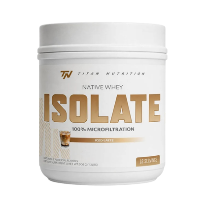 Titan Whey Isolate - 18 Servings Per Container