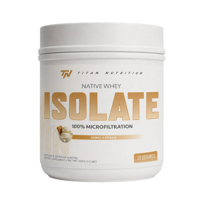 Titan Whey Isolate - 18 Servings Per Container