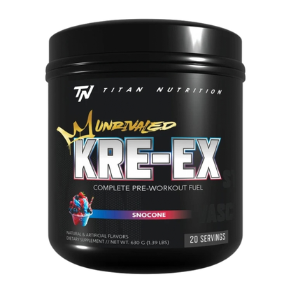 KRE-EX™ Unrivaled - 20 Servings Per Container SPORTS PERFORMANCE Titan Nutrition Sncone