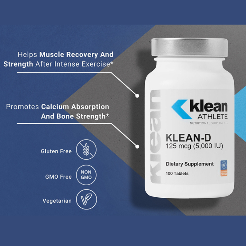 KLEAN-D™ – 5,000 IU Vitamin D3 - Servings Per Container 100 - Sports Nutrition By Max Muscle