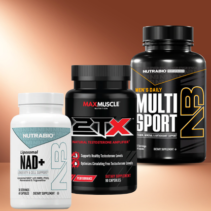 Men’s Prime Performance Stack TESTOSTERONE BOOSTERS Fast Bundle
