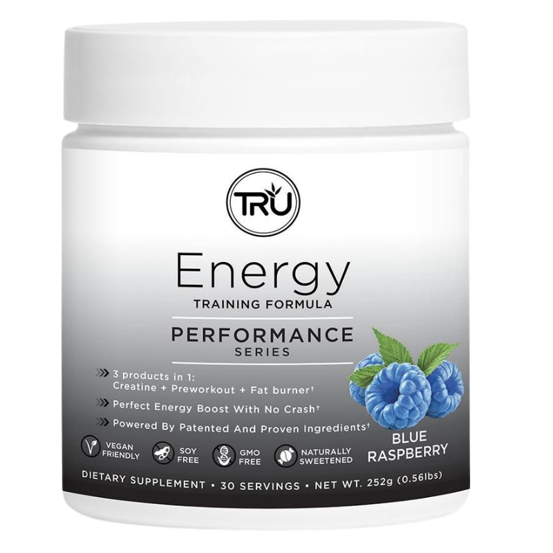 TRU Energy - Complete Training Solution - 20 Workouts Per Container - Sports Nutrition By Max Muscle