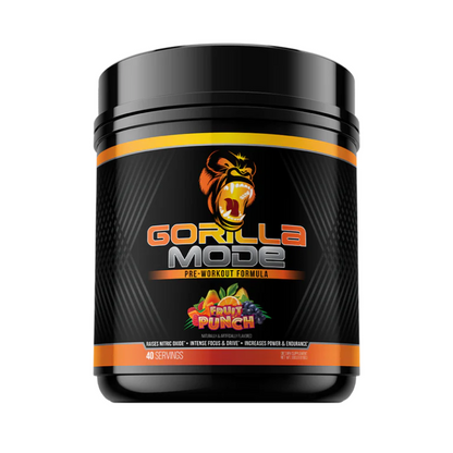 Gorilla Mode Pre-Workout - Upgraded Formula – 40 Workouts - Sports Nutrition By Max Muscle