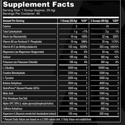 Gorilla Mode Pre-Workout - Upgraded Formula – 40 Workouts - Sports Nutrition By Max Muscle