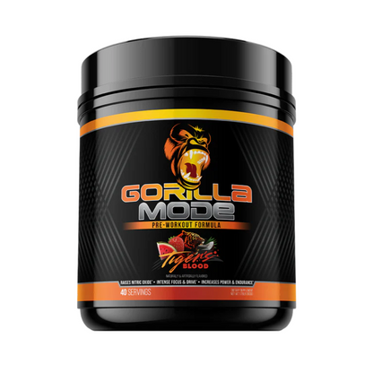 Gorilla Mode Pre-Workout - Upgraded Formula – 40 Workouts - Sports Nutrition By Max Muscle