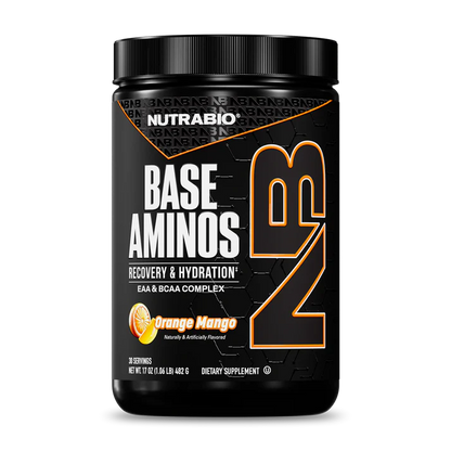 Base Aminos - 30 Servings AMINO ACIDS NUTRABIO Orange Mango