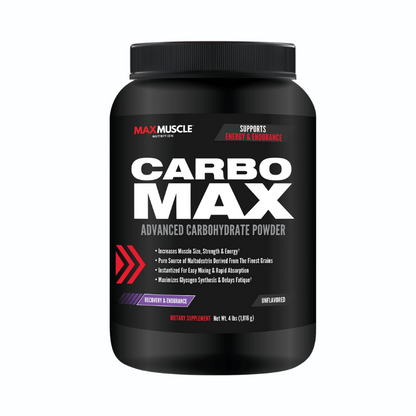Carbo Max™ 100% Pure Source of High-Quality Complex Carbohydrates - 31 Servings Per Container - Sports Nutrition By Max Muscle