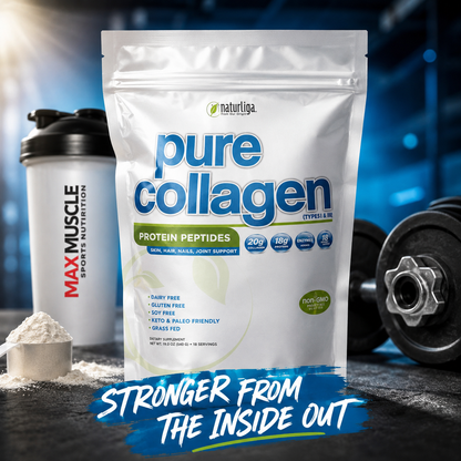 Pure Collagen Protein Peptides - Unflavored, 28 Servings, 560g PROTEIN SUPPLEMENTS Max Muscle Sports Nutrition