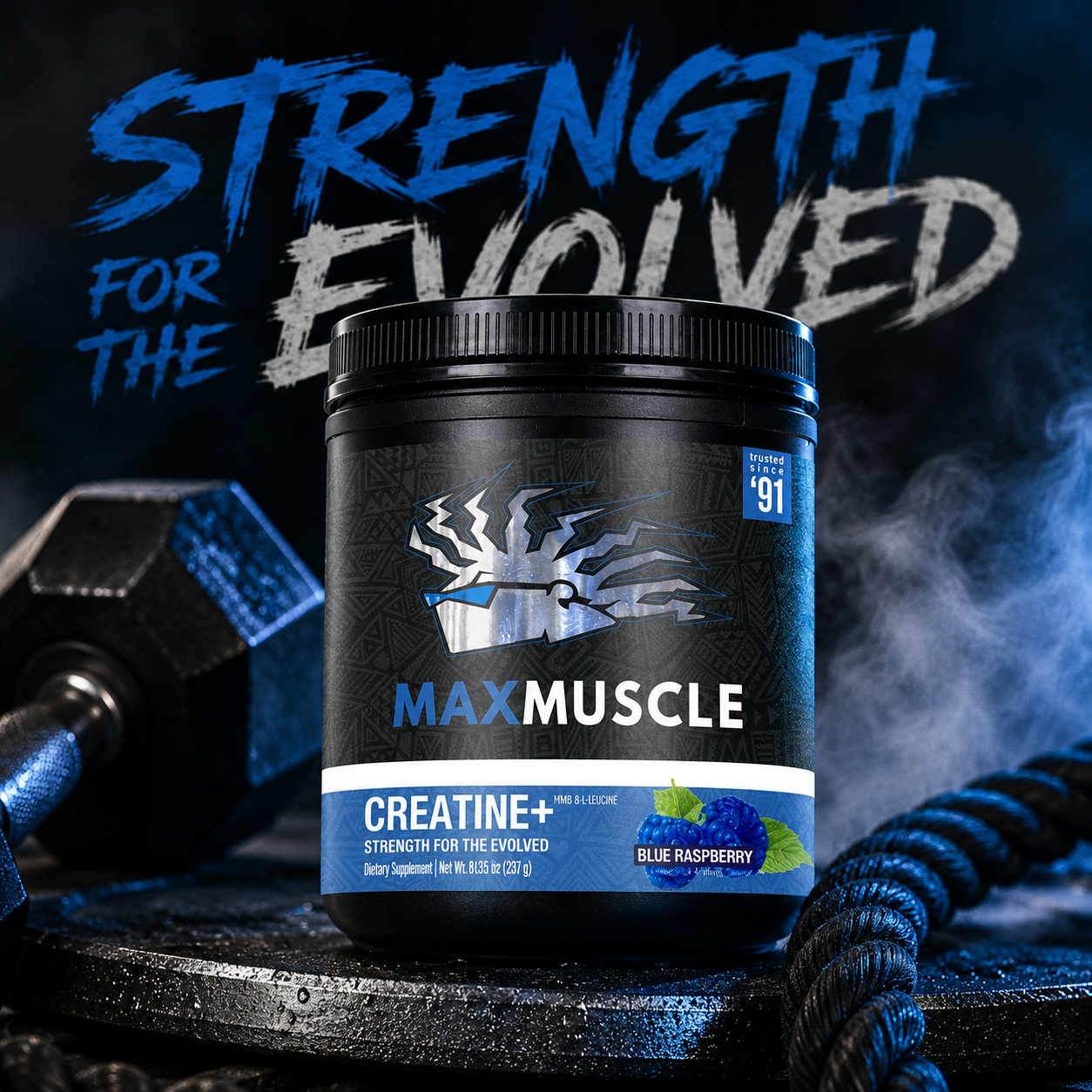 Creatine+ Advanced Formula – Creatine, HMB & Leucine | 30 Servings SPORTS PERFORMANCE Max Muscle Sports Nutrition