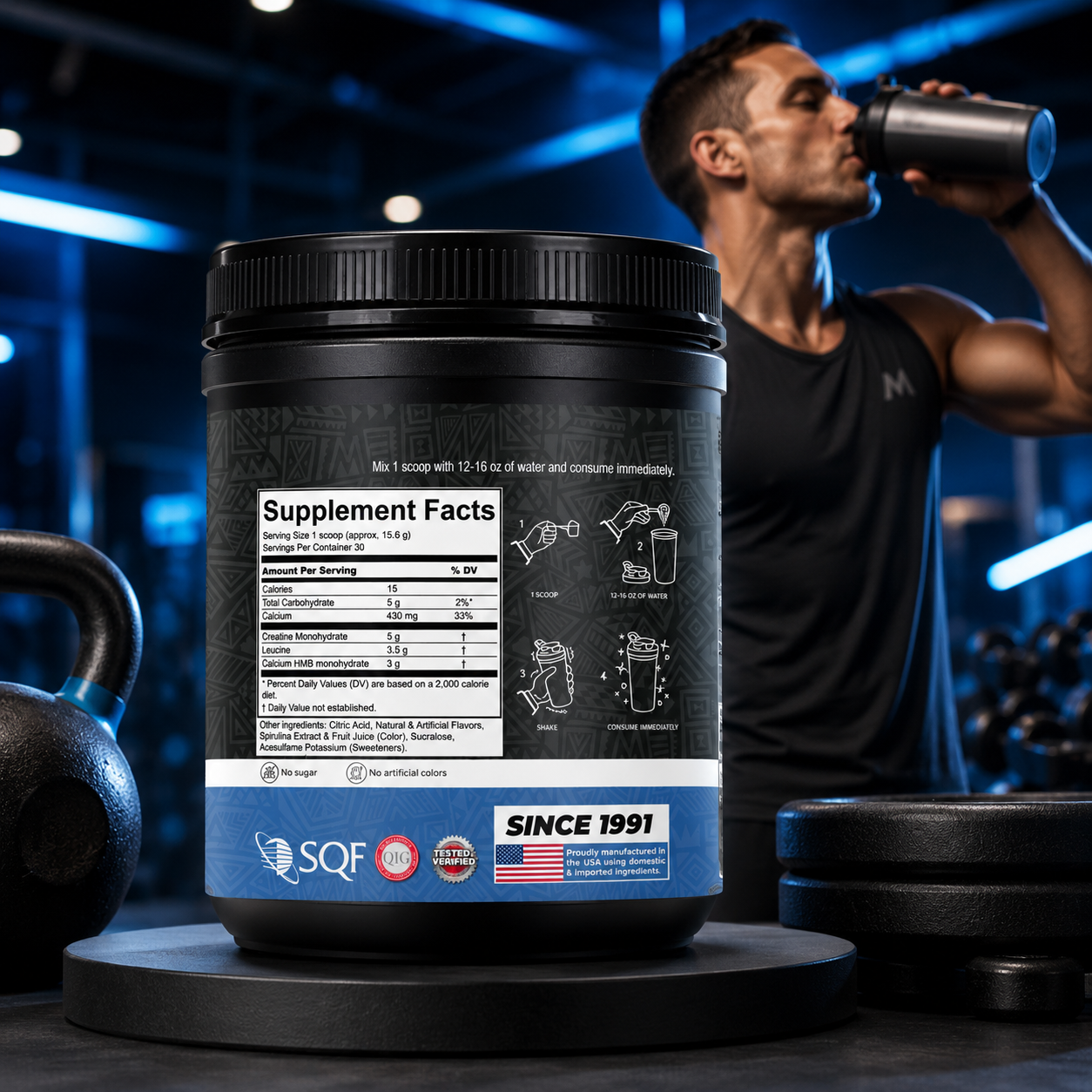 Creatine+ Advanced Formula – Creatine, HMB & Leucine | 30 Servings SPORTS PERFORMANCE Max Muscle Sports Nutrition