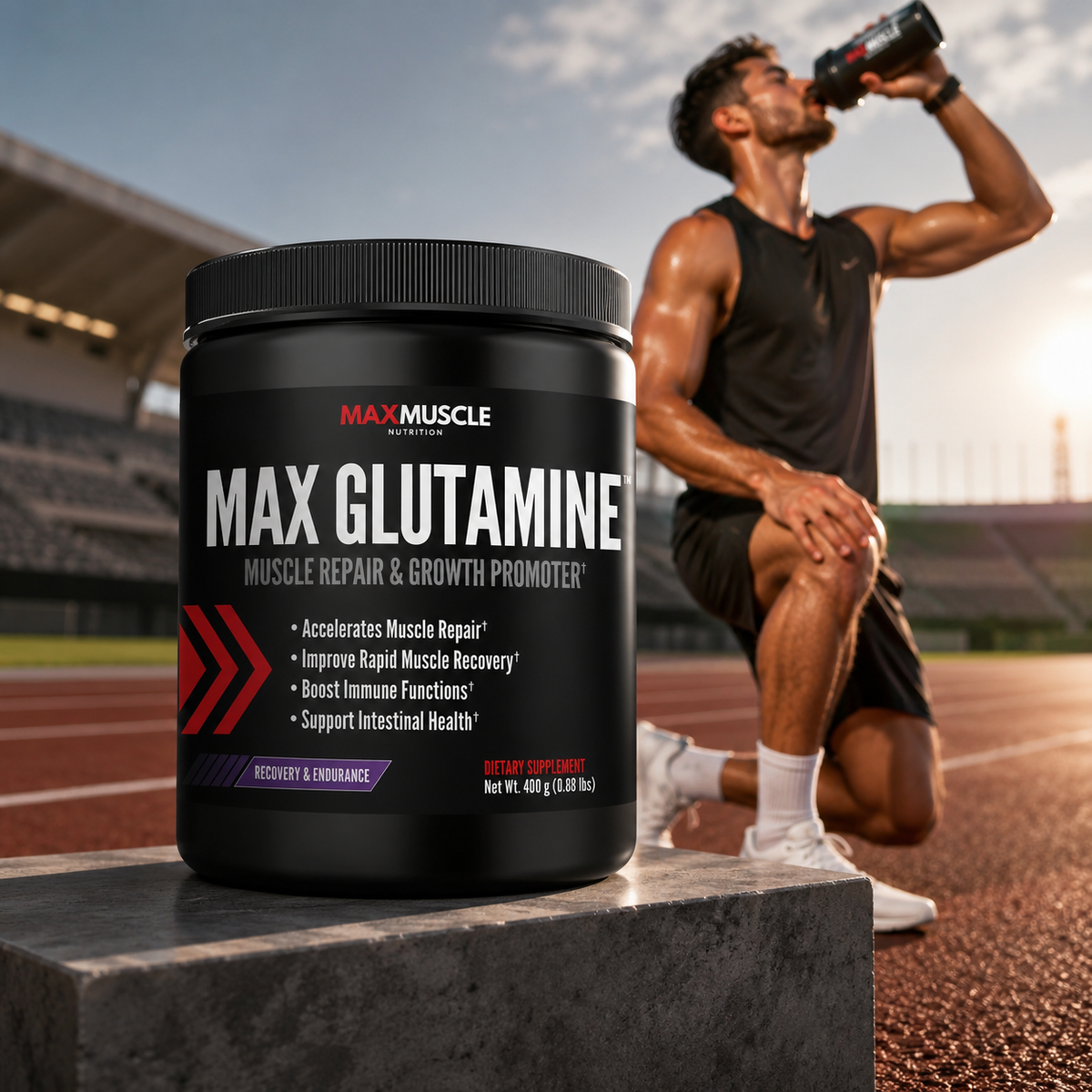 Max Glutamine™ - 80 Servings Per Container Amino Acids Max Muscle Sports Nutrition