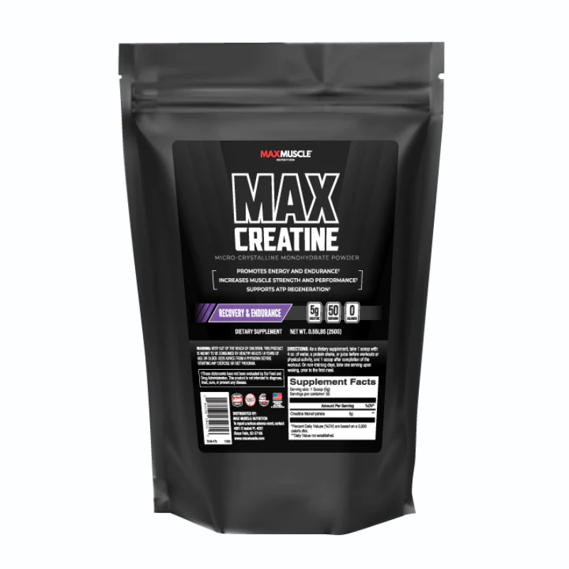 MAX CREATINE Advanced Muscle-Building Supplement - 50 Servings Per Container - Sports Nutrition By Max Muscle