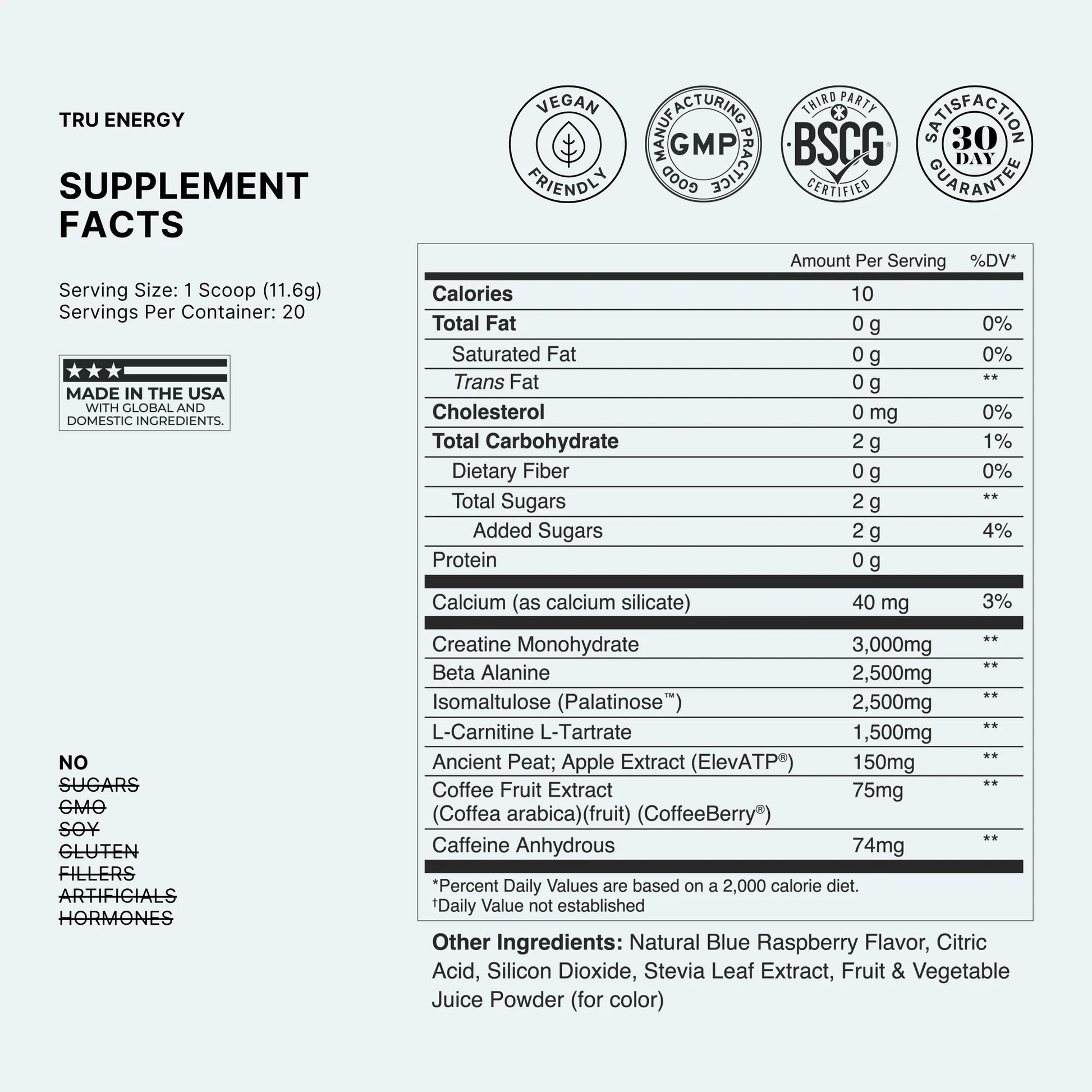 Energy Complete - Complete Training Solution - 20 Workouts Per Container 2026 SPORTS PERFORMANCE TRU supplements