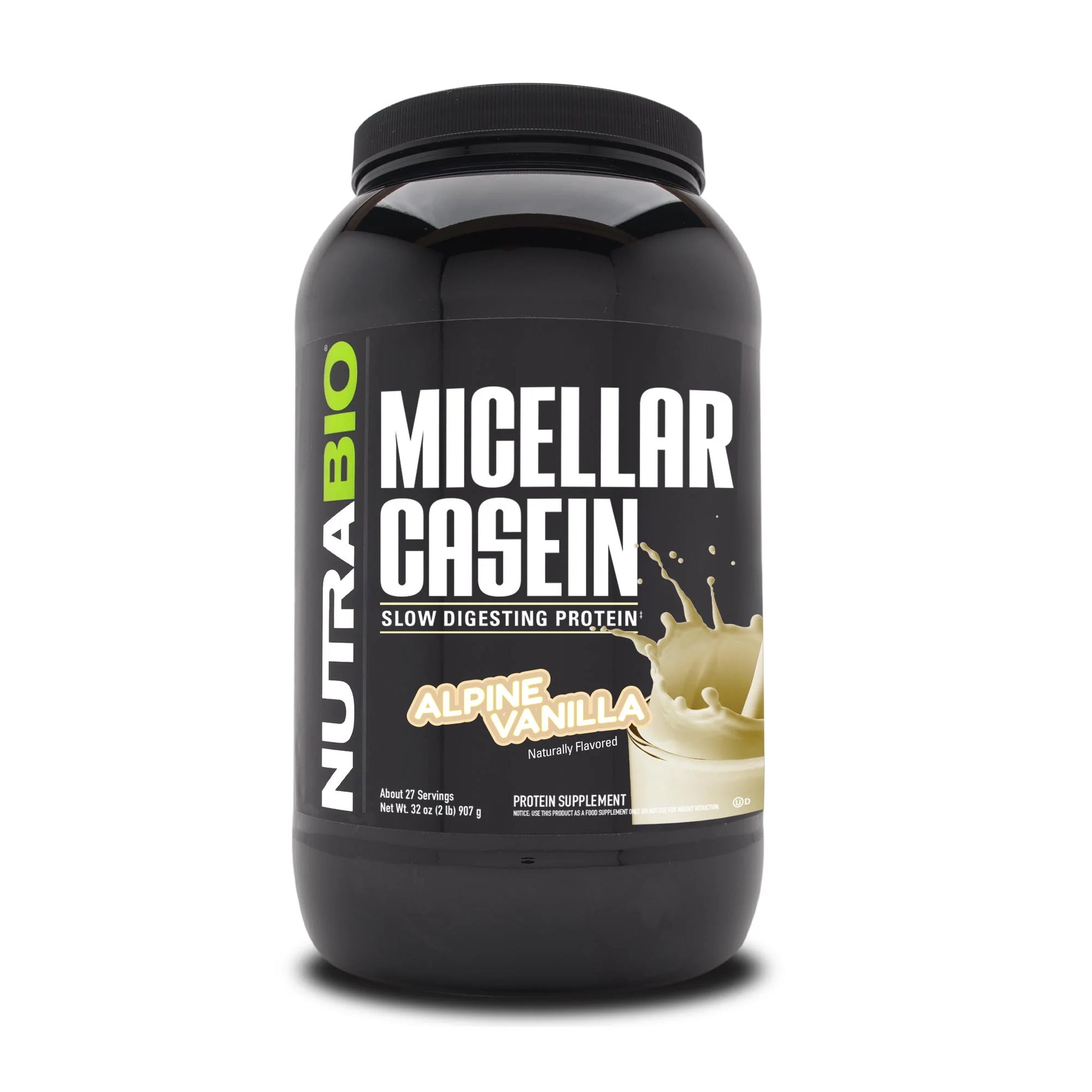 Micellar Casein - Slow Digesting Protein 2lb - 27 Servings Per Container - Sports Nutrition By Max Muscle