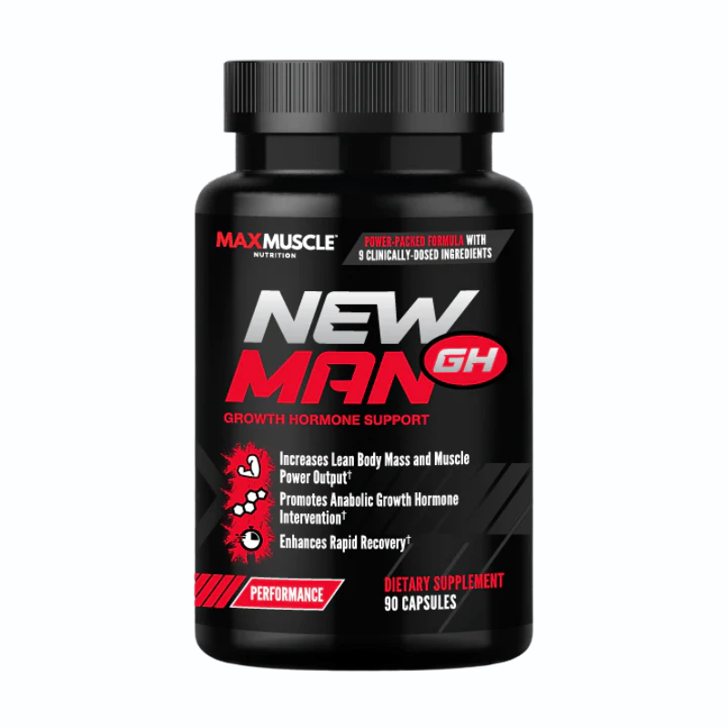 New Man-GH- 30 Servings Per Container - Sports Nutrition By Max Muscle
