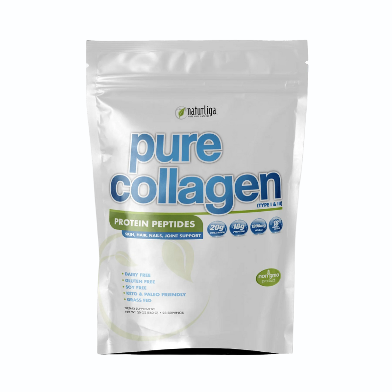 Pure Collagen Protein Peptides - 28 Servings Per Container - Sports Nutrition By Max Muscle