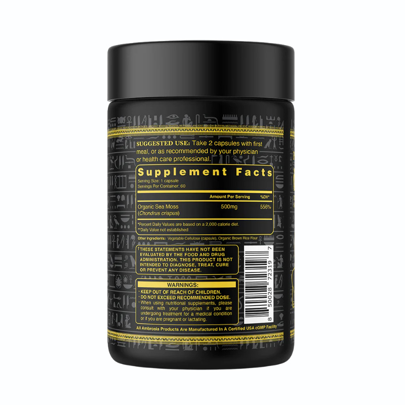 Sea Moss Oceanic Superfood - 60 Servings Per Container - Sports Nutrition By Max Muscle
