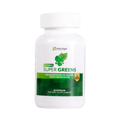 Authentic Super Greens - 30 Servings Per Container - Sports Nutrition By Max Muscle