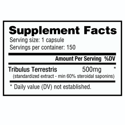 NutraBio Tribulus Terrestris - 150 Servings Per Container - Sports Nutrition By Max Muscle