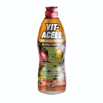 Vit-Acell™ Liquid Multi-Vitamin & Mineral Formula - 32 Servings Per Container - Sports Nutrition By Max Muscle
