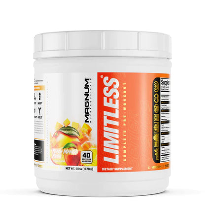 Magnum Limitless- 40 Workouts Per Container - Sports Nutrition By Max Muscle