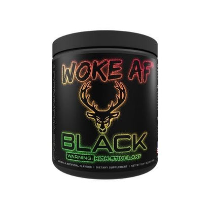 Woke AF Black Nootropic Pre-Workout - 30 Workouts Per Container - Sports Nutrition By Max Muscle