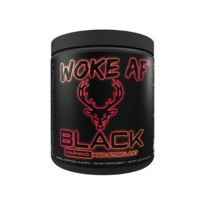 Woke AF Black Nootropic Pre-Workout - 30 Workouts Per Container - Sports Nutrition By Max Muscle
