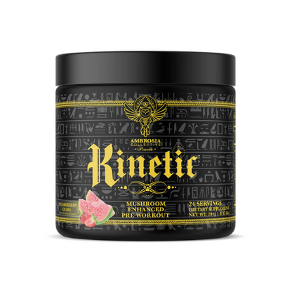 Kinetic Mushroom Enhanced Pre-Workout - 24 Workouts Per Container - Sports Nutrition By Max Muscle